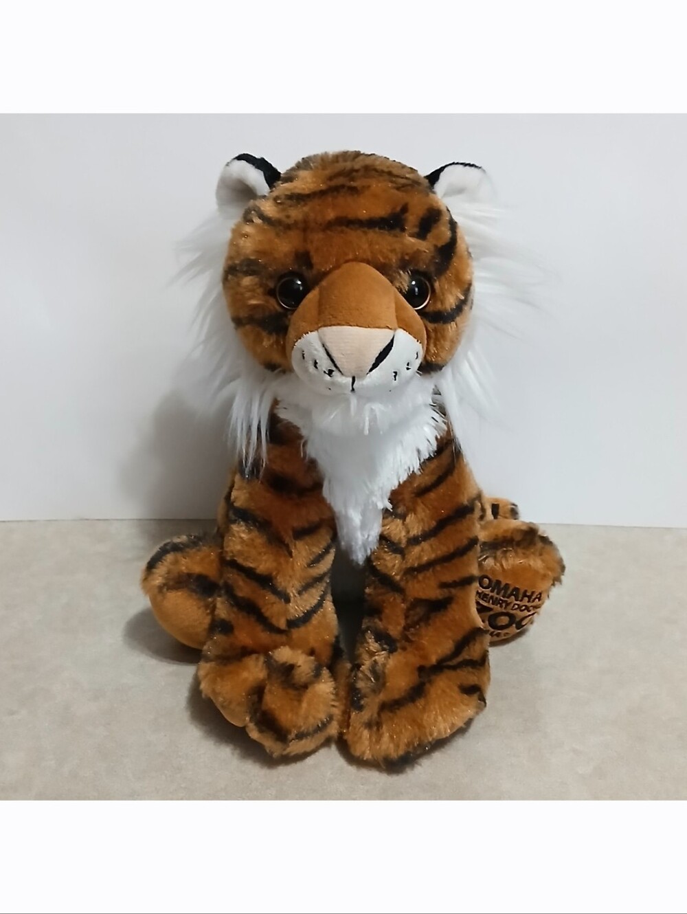Vintage The Petting Zoo Omaha's Henry Doorly Zoo & Aquarium Tiger 11" Plush 1994